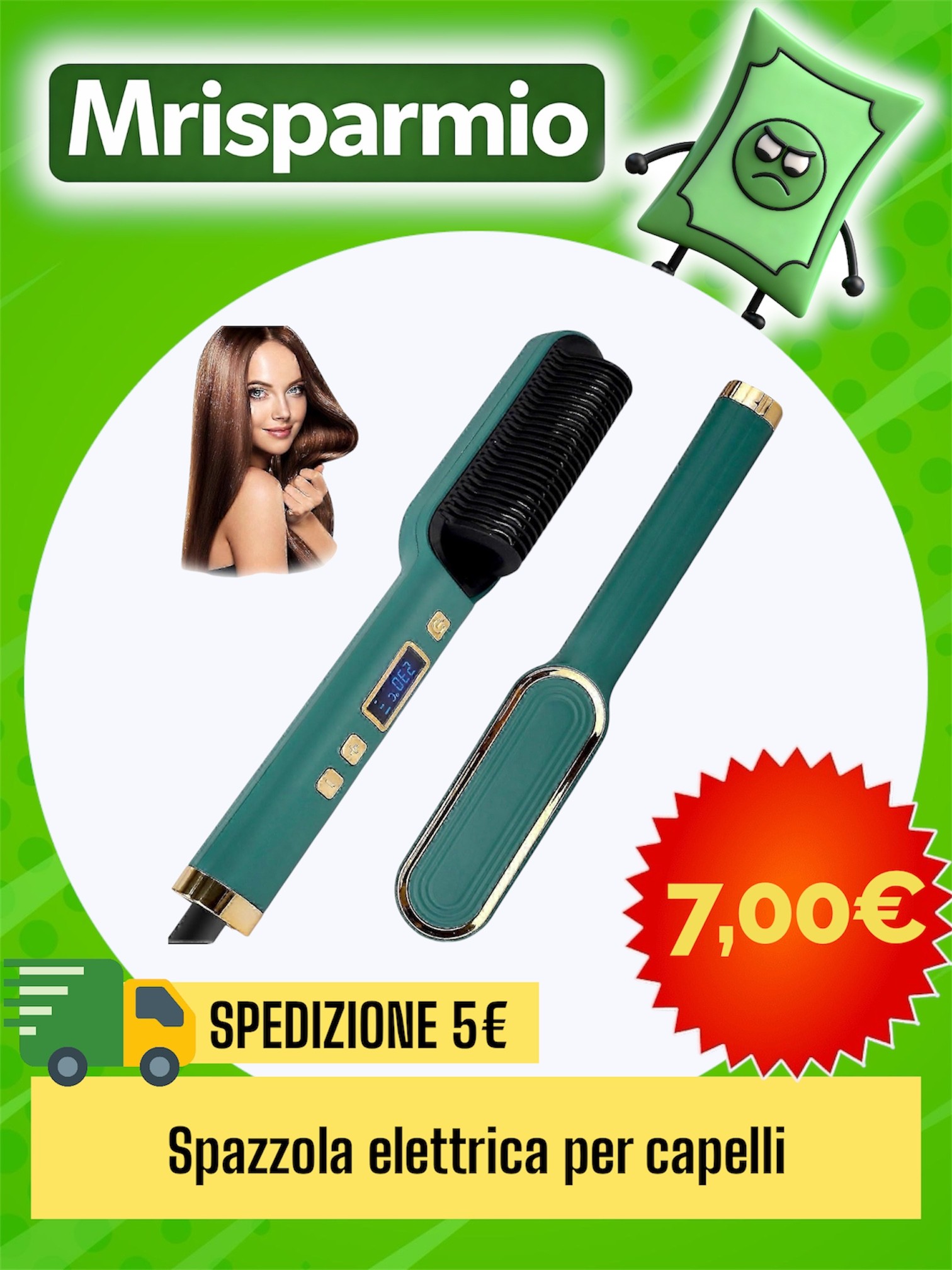 Spazzola elettrica per capelli